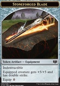 (image for) Stoneforged Blade // Germ Double-sided Token
